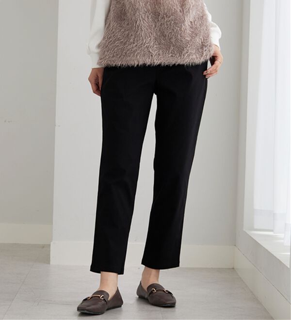 BELLUNA（ベルーナ）の「チノ見えストレッチ素材テーパードパンツ（テーパードパンツ）」｜詳細画像