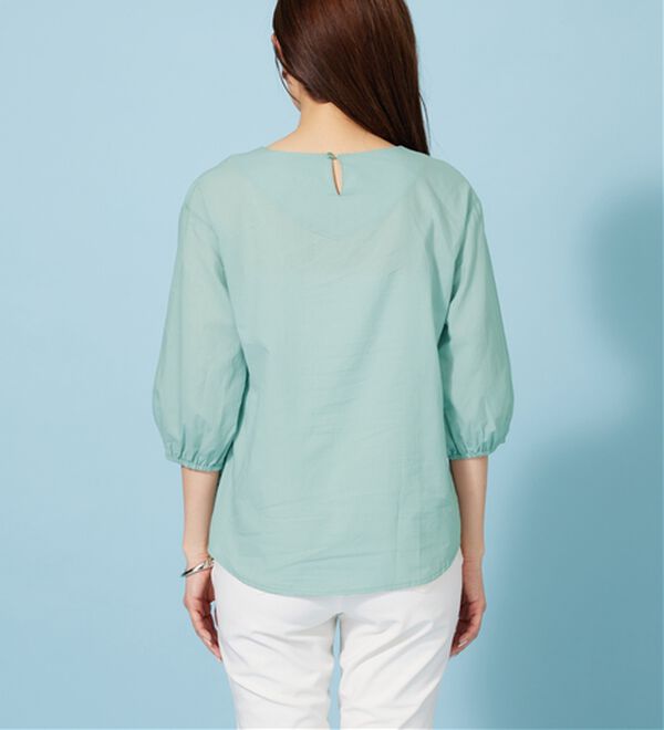 BELLUNA（ベルーナ）の「モチーフレース使いふんわり袖ブラウス（ブラウス）」｜詳細画像