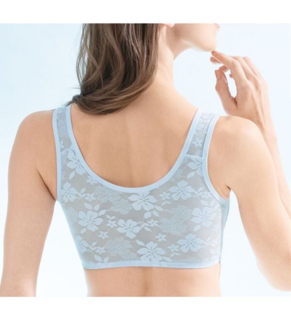 LAVIENNE（ラヴィエンヌ）の「【４色組】復刻版・風が通るレースブラ（ブラジャー）」｜詳細画像