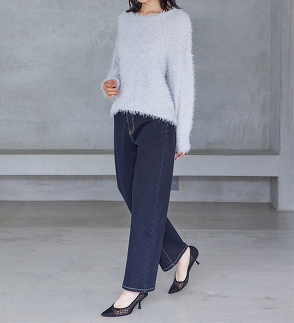 RANAN（ラナン）の「ラメシャギーニット（ニット・セーター）」｜詳細画像