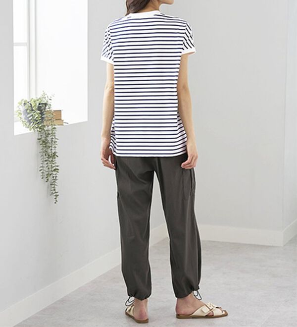 BELLUNA（ベルーナ）の「汗ジミ対策！ハイネックプルオーバー（カットソー）」｜詳細画像