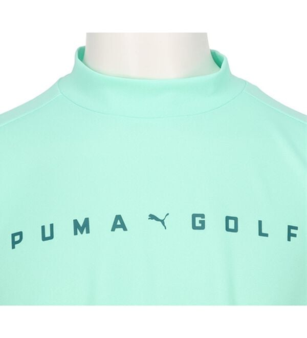 「＜ｐｕｍａ＞ゴルフＬＯＧＯ半袖モックネックシャツ（メンズシャツ）」｜詳細画像
