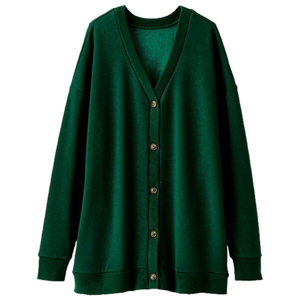 BELLUNA（ベルーナ）の「裏ファー素材前ボタンデザインカーディガン（その他カーディガン）」｜詳細画像