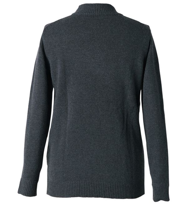 バトナー　セーター　3　ウール100 美品 バトナー BATONER ウール100% ケーブル編み クルーネックニット