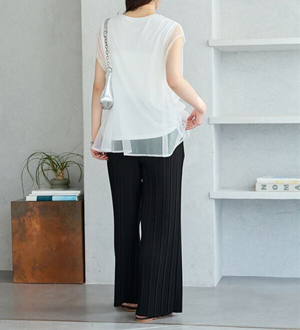 GeeRA（ジーラ）の「【スッキリ細見え】イージー美脚パンツ（フルレングスパンツ）」｜詳細画像