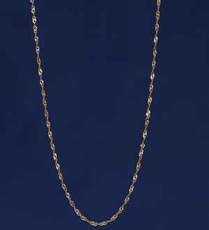 BELLUNA（ベルーナ）の「お買得！スクリューチェーンネックレス（ネックレス・ペンダント）」｜18金