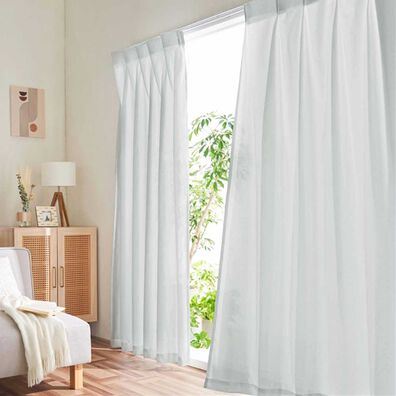 iellio（イエリオ）の「断熱保温ＵＶカット採光レースカーテン２枚組＜夜も見えにくい・透けにくい・省エネ節電＞（レースカーテン）」