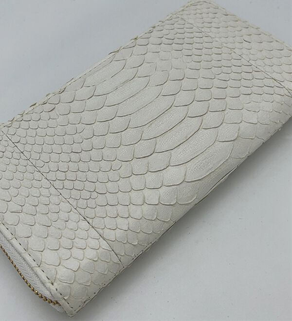 「白蛇開運ラウンド長財布（メンズ財布・パスケース）」｜詳細画像