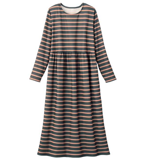 ルフラン（ルフラン）の「【２色組】着心地らくちん裏起毛ワンピ（カットソーワンピース）」｜詳細画像