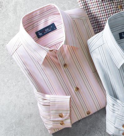 「＜カルビア＞着心地快適！楽ちんストレッチシャツ（メンズシャツ）」