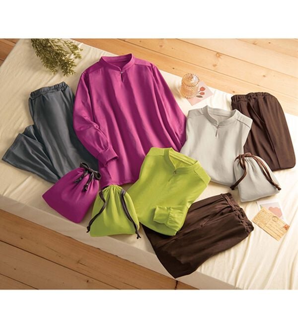 LAVIENNE（ラヴィエンヌ）の「はだける浴衣は卒業！トラベルパジャマ（パジャマ・ルームウェア）」｜詳細画像