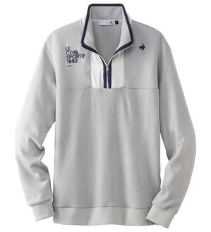 「＜ルコックスポルティフ＞セーターライクカットソー（メンズシャツ）」｜グレー