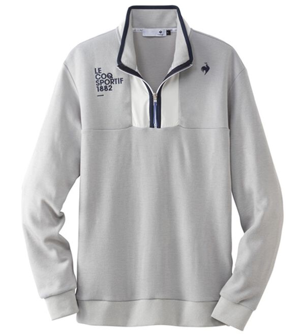 「＜ルコックスポルティフ＞セーターライクカットソー（メンズシャツ）」｜グレー