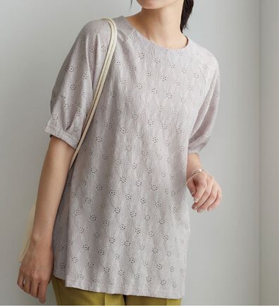 BELLUNA（ベルーナ）の「総レース素材Dカン使いチュニック（チュニック）」