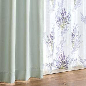 「簡単！素敵にコーディネートカーテンセット「プランタ」（ドレープカーテン）」｜ラベンダー