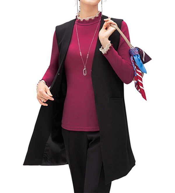 LAVIENNE（ラヴィエンヌ）の「【５枚組】配色フリルレースの上品インナー（肌着・インナーウェア）」｜詳細画像