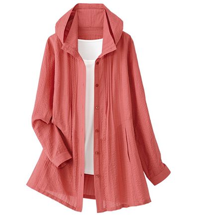 BELLUNA（ベルーナ）の「洗える！サッカードビー素材ＵＶ対策パーカー（パーカー）」