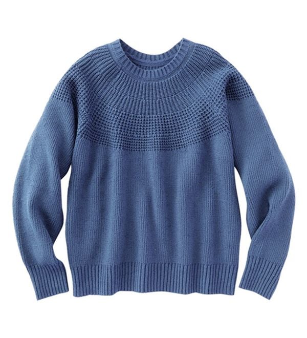 Viola e Viola（ヴィオラ エ ヴィオラ）の「【３つの機能付】求心編みニット（ニット・セーター）」｜詳細画像