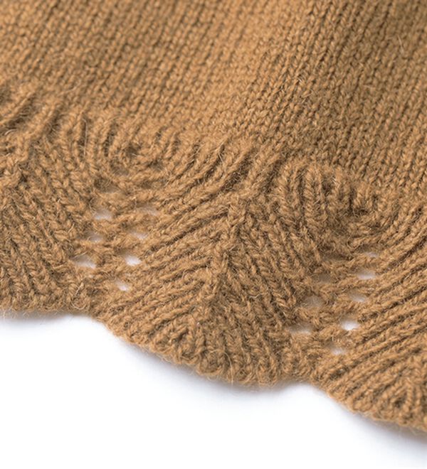 ルフラン（ルフラン）の「上質ウール１００％透かし編みアンサンブル（アンサンブル）」｜詳細画像