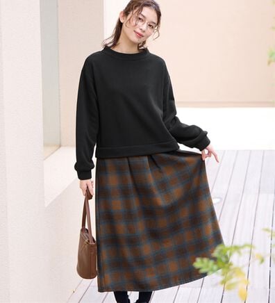 Viola e Viola（ヴィオラ エ ヴィオラ）の「楽ちんコーデドッキングワンピ（ドッキングワンピース）」