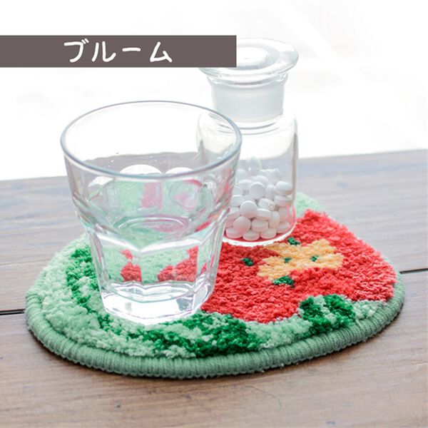 iellio（イエリオ）の「置くだけおしゃれなアクセントマット＜大人かわいい・小物置き・ミニラグ・韓国・玄関やデスクに・コースターとして＞（玄関マット）」｜詳細画像