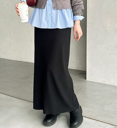 GeeRA（ジーラ）の「セルフカット美脚魅せタイトスカート（ロングスカート）」