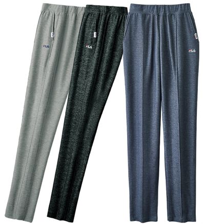ルフラン（ルフラン）の「【３本組】＜ＦＩＬＡ＞杢調すっきりラクするパンツ（フルレングスパンツ）」