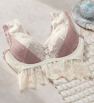 YU'NOW（ユナウ）の「まる胸メイクのちゅるんナイトブラ（ブラジャー）」｜アイボリー