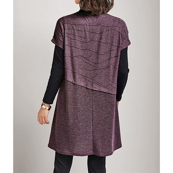 BELLUNA（ベルーナ）の「タックジャカード素材切替チュニック（チュニック）」｜詳細画像