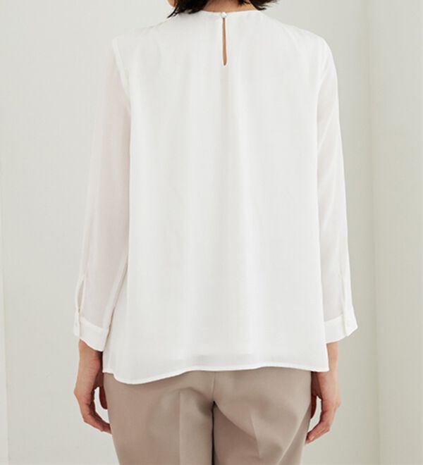 BELLUNA（ベルーナ）の「＜セレモニースタイル＞ボウタイデザインブラウス（ブラウス）」｜詳細画像