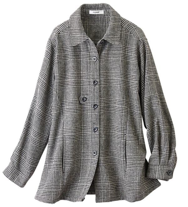 ルフラン（ルフラン）の「【２色組】あたたかウール混ブラウスジャケット（その他ジャケット）」｜詳細画像