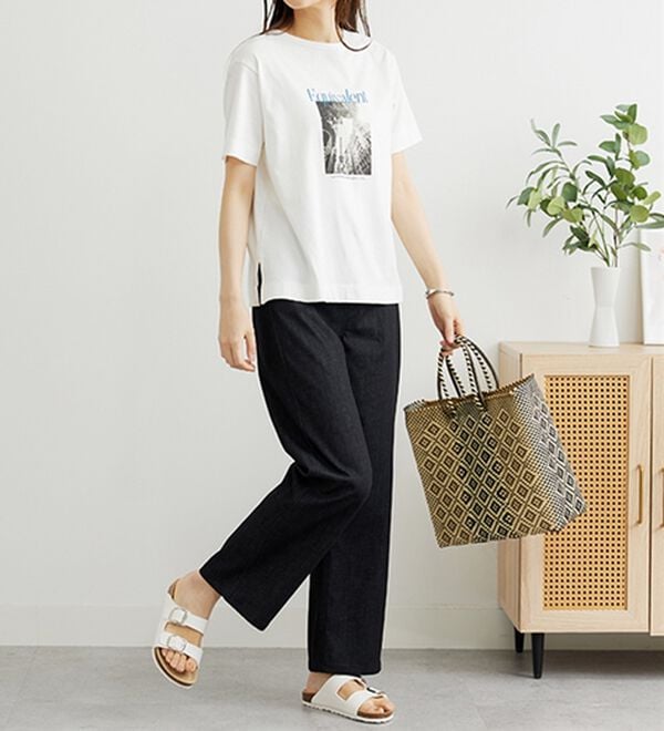 BELLUNA（ベルーナ）の「ヒンヤリ！綿１００％大人フォトプリントＴシャツ（Tシャツ）」｜詳細画像