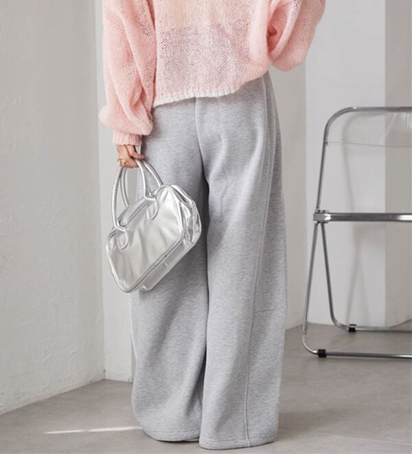 RANAN（ラナン）の「裏起毛カーブスウェットパンツ（その他パンツ）」｜詳細画像