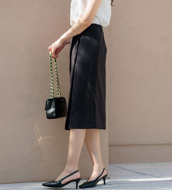 GeeRA（ジーラ）の「【２点】単品使いもできる！ベーシックブラウス＆スカートセットアップ（スカートスーツ）」｜詳細画像