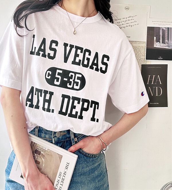 GeeRA（ジーラ）の「【ｃｈａｍｐｉｏｎ】ロゴＴシャツ（Tシャツ）」｜詳細画像