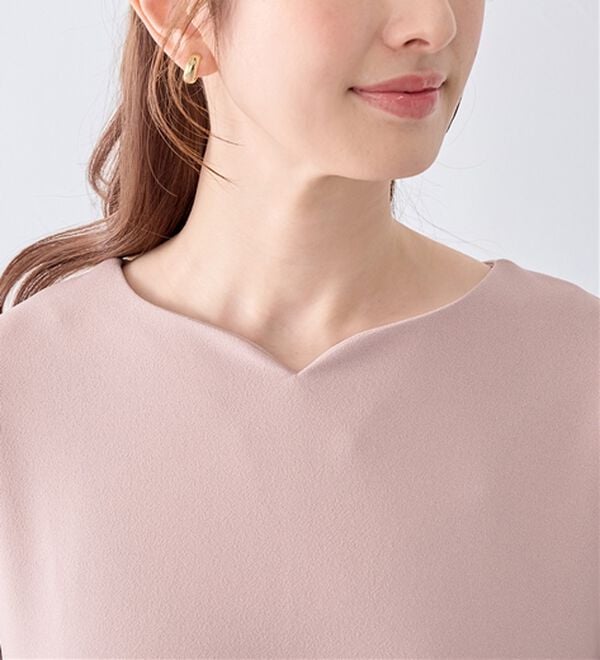 alotta（アロッタ）の「【接触冷感】さらっと快適！高見えフレアーロングチュニックＴシャツ（チュニック）」｜詳細画像