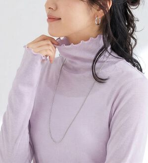 LAVIENNE（ラヴィエンヌ）の「【医師オススメ】綿１００％ＵＶ対策涼やかシアーインナー＜素肌ベール＞（肌着・インナーウェア）」｜詳細画像