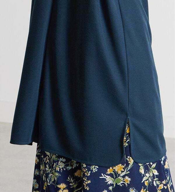 BELLUNA（ベルーナ）の「かのこ素材肩タックデザインワンピース（チュニック）」｜詳細画像