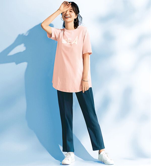 BELLUNA（ベルーナ）の「＜ＳＥＡ　ＢＲＥＥＺＥ＞すっきり見え！イージーパンツ（その他パンツ）」｜詳細画像