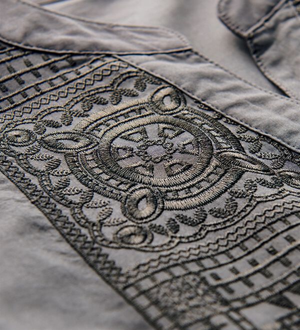 ルフラン（ルフラン）の「パネル刺しゅうのチュニックワンピ＜ラネルティ＞（チュニック）」｜詳細画像