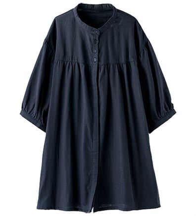 BELLUNA（ベルーナ）の「風が通り抜けるダブルガーゼチュニック（チュニック）」