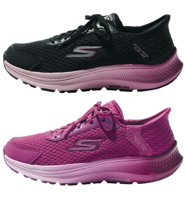 [スケッチャーズ] スニーカー GO RUN 7+ レディース ブラック/ホワイト 23.0 cm スケッチャーズ] スニーカー GO RUN 7+ レディース スケッチャーズ