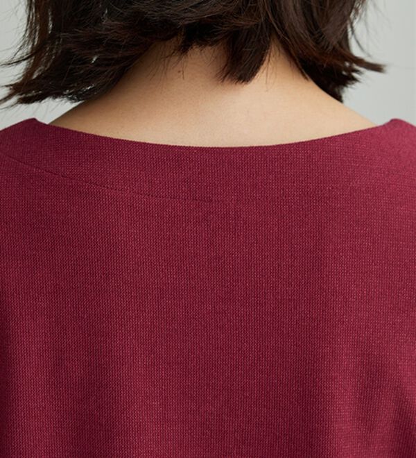 BELLUNA（ベルーナ）の「ラメストライプシャツフェイクチュニック（チュニック）」｜詳細画像