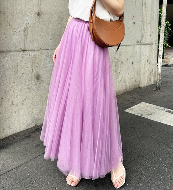 GeeRA（ジーラ）の「フレアーチュールロングスカート（ロングスカート）」｜詳細画像