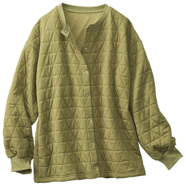 BELLUNA（ベルーナ）の「＜着るホカロン＞三角キルトスナップボタンカーディガン（その他カーディガン）」｜詳細画像