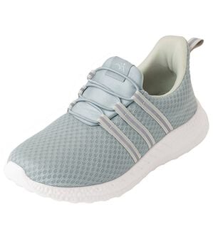 「歩きたくなるスットインシューズ（フラットシューズ）」｜グレー