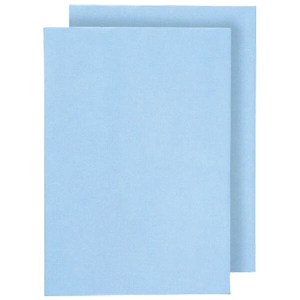 「クローバー型掛布団カバー２枚組（掛布団カバー）」｜ブルー