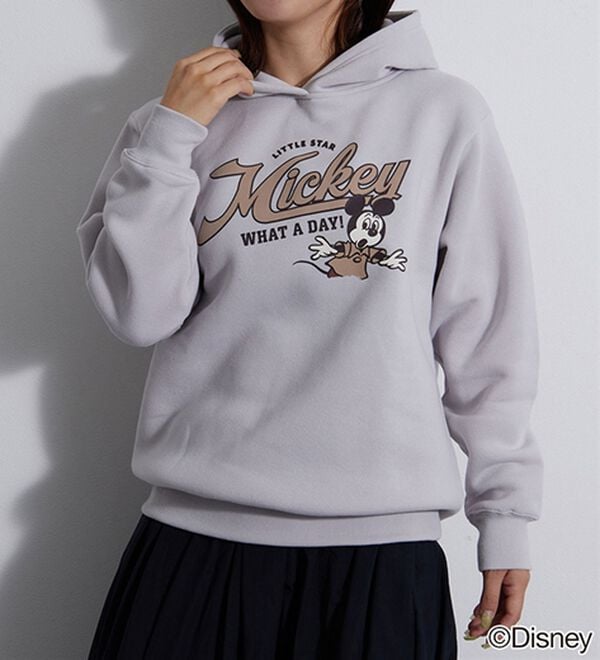 BELLUNA（ベルーナ）の「＜Ｄｉｓｎｅｙ＞【ミッキー】プリント裏起毛パーカー（パーカー）」｜詳細画像