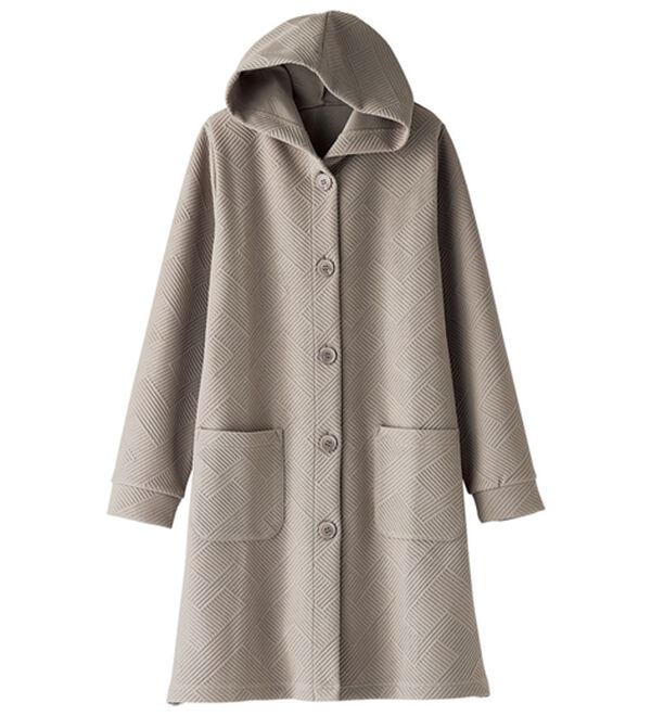 BELLUNA（ベルーナ）の「幾何柄ジャカード素材フードカーディガン（その他カーディガン）」｜詳細画像