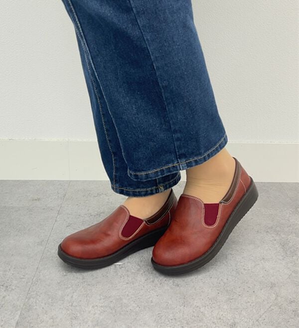 BELLUNA（ベルーナ）の「コロンと可愛い幅広サイドゴアスリッポン（スリッポン）」｜詳細画像